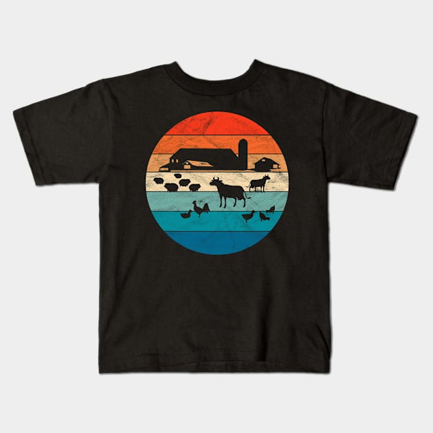 Vintage  Farm Kids T-Shirt by ChadPill